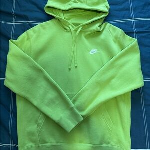 Nike Men's Lime Green Club Hoodie